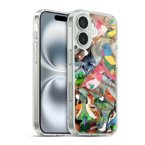 Suzan Lind Birds Medley 2 Soft Gel Case for Apple iPhone 16 & MagSafe