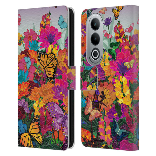 Suzan Lind Butterflies Garden Leather Book Wallet Case Cover For OPPO OnePlus Ace 3V 5G
