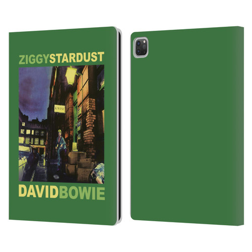 David Bowie Album Art Ziggy Stardust Leather Book Wallet Case Cover For Apple iPad Pro 13 M4 2024