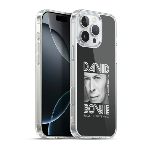 David Bowie Album Art Black Tie Soft Gel Case for Apple iPhone 16 Pro Max