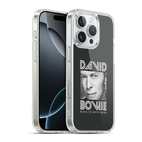 David Bowie Album Art Black Tie Soft Gel Case for Apple iPhone 16 Pro