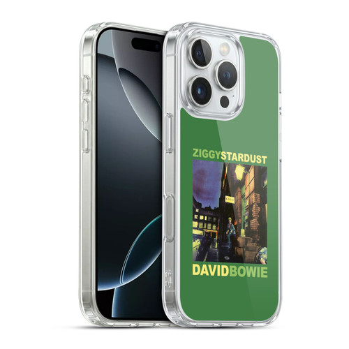 David Bowie Album Art Ziggy Stardust Soft Gel Case for Apple iPhone 16 Pro