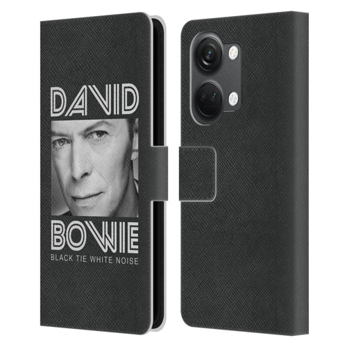 David Bowie Album Art Black Tie Leather Book Wallet Case Cover For OnePlus Nord 3 5G