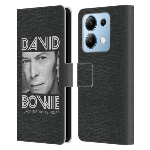 David Bowie Album Art Black Tie Leather Book Wallet Case Cover For Xiaomi Redmi Note 13/13 Pro 5G