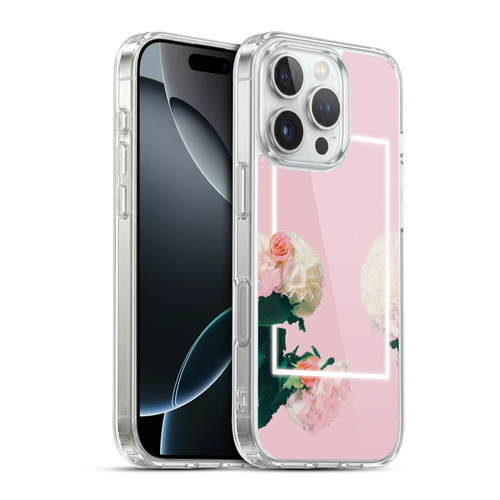 The 1975 Key Art Roses Pink Soft Gel Case for Apple iPhone 16 Pro & MagSafe
