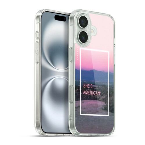 The 1975 Songs She's American Soft Gel Case for Apple iPhone 16 Plus & MagSafe