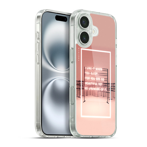 The 1975 Songs I Like It When You Sleep Soft Gel Case for Apple iPhone 16 Plus & MagSafe