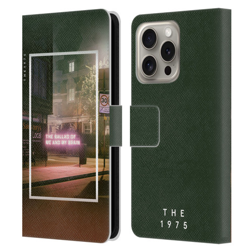 The 1975 Songs The Ballad Of Me And My Brain Leather Book Wallet Case Cover For Apple iPhone 16 Pro