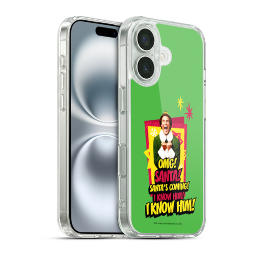 Elf Movie Graphics 1 Buddy Soft Gel Case for Apple iPhone 16 & MagSafe