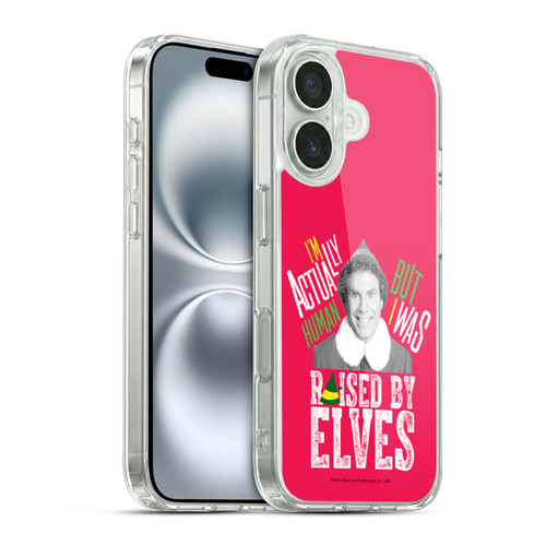 Elf Movie Graphics 1 Raised By Elves Soft Gel Case for Apple iPhone 16 & MagSafe