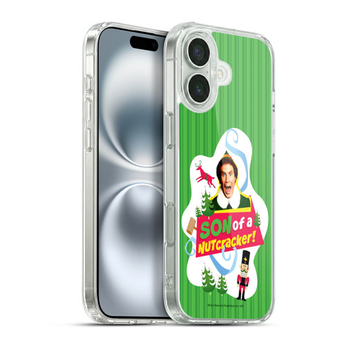 Elf Movie Graphics 1 Nutcracker Soft Gel Case for Apple iPhone 16 Plus & MagSafe