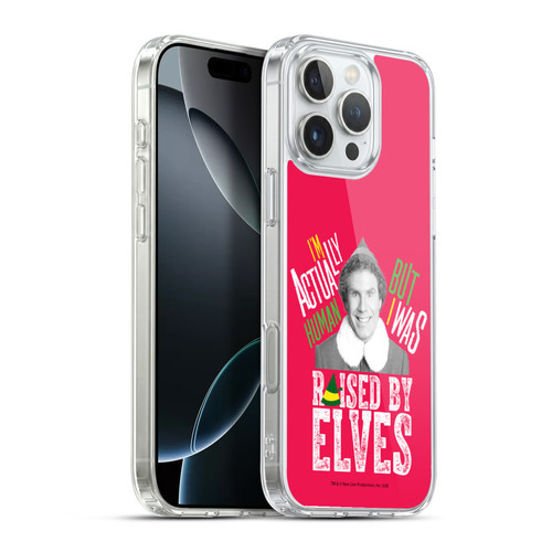 Elf Movie Graphics 1 Raised By Elves Soft Gel Case for Apple iPhone 16 Pro Max & MagSafe