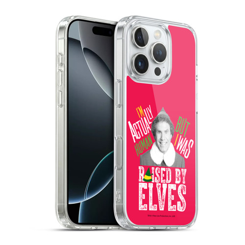 Elf Movie Graphics 1 Raised By Elves Soft Gel Case for Apple iPhone 16 Pro & MagSafe