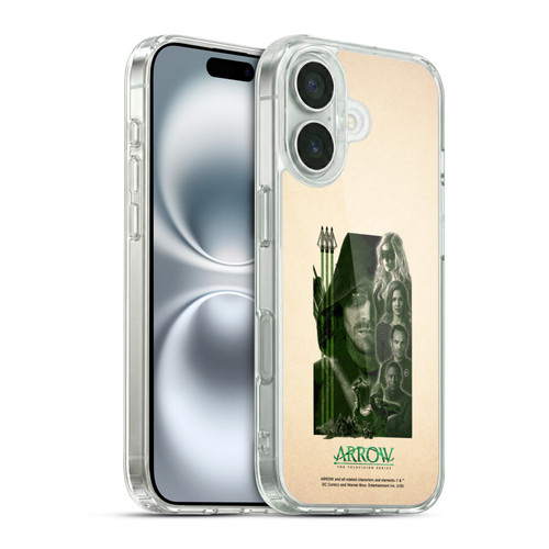 Arrow TV Series Graphics Team Soft Gel Case for Apple iPhone 16 & MagSafe