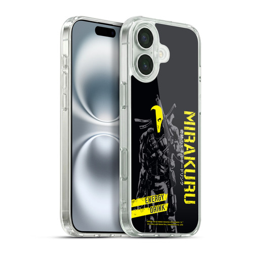 Arrow TV Series Graphics Deathstroke Mirakuru Soft Gel Case for Apple iPhone 16 Plus & MagSafe