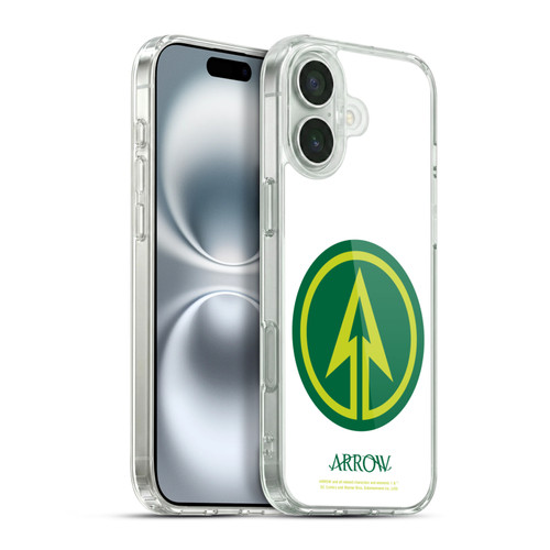 Arrow TV Series Graphics Logo Soft Gel Case for Apple iPhone 16 Plus & MagSafe