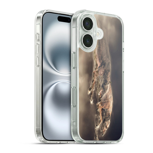Klaudia Senator Animal Art Greyhound Soft Gel Case for Apple iPhone 16 & MagSafe