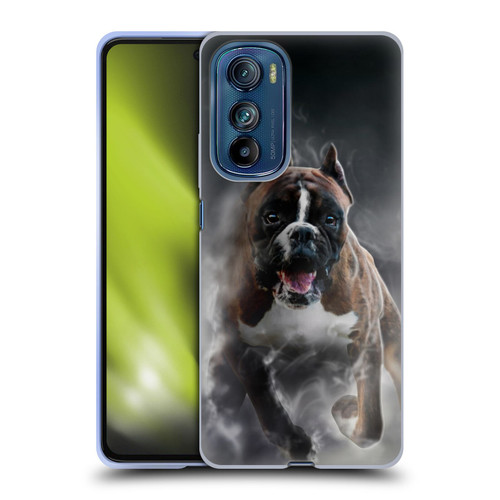 Klaudia Senator Animal Art American Bully Soft Gel Case for Motorola Edge 30