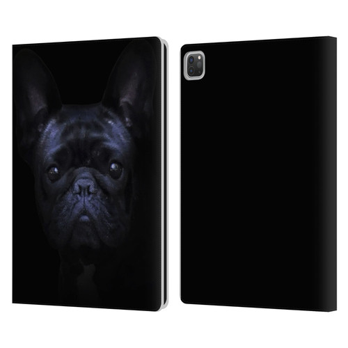 Klaudia Senator French Bulldog 2 Darkness Leather Book Wallet Case Cover For Apple iPad Pro 13 M4 2024