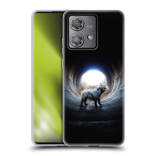 Klaudia Senator French Bulldog Lost Soft Gel Case for Motorola Edge 40 Neo 5G