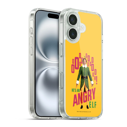 Elf Movie Graphics 2 Angry Elf Soft Gel Case for Apple iPhone 16 & MagSafe