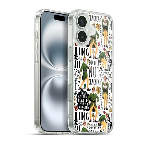Elf Movie Graphics 2 Buddy Pattern Soft Gel Case for Apple iPhone 16 Plus & MagSafe
