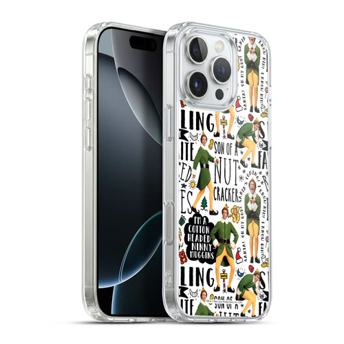 Elf Movie Graphics 2 Buddy Pattern Soft Gel Case for Apple iPhone 16 Pro Max & MagSafe