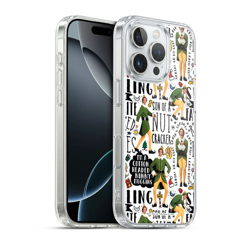 Elf Movie Graphics 2 Buddy Pattern Soft Gel Case for Apple iPhone 16 Pro & MagSafe