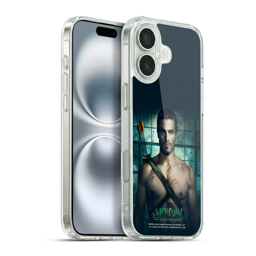 Arrow TV Series Posters Oliver Queen Soft Gel Case for Apple iPhone 16 Plus & MagSafe