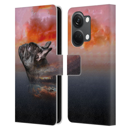 Klaudia Senator French Bulldog 2 Reminisce Leather Book Wallet Case Cover For OnePlus Nord 3 5G