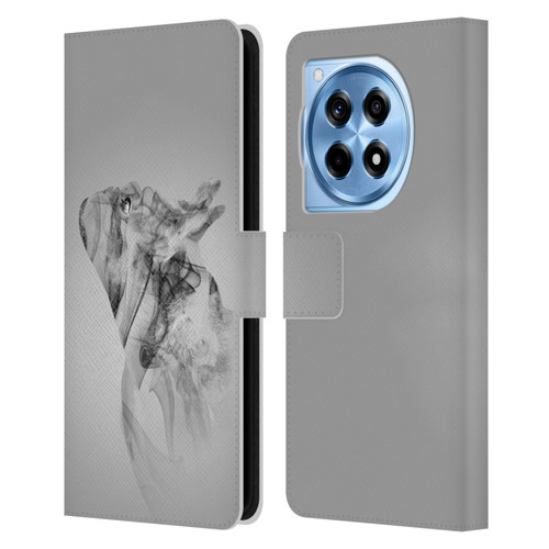 Klaudia Senator French Bulldog 2 Emotions Leather Book Wallet Case Cover For OnePlus 12R