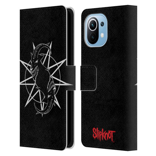 Slipknot Key Art Goat Logo Leather Book Wallet Case Cover For Xiaomi Mi 11