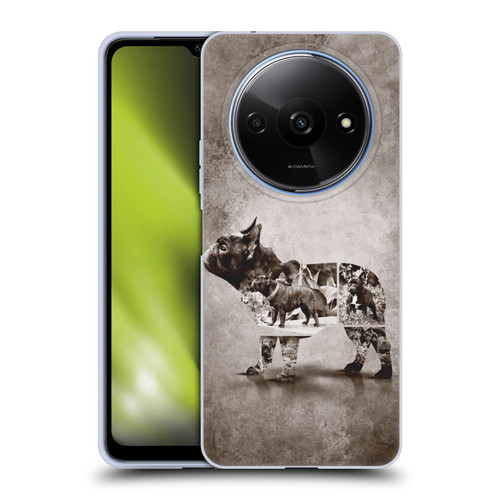 Klaudia Senator French Bulldog Vintage Soft Gel Case for Xiaomi Redmi A3