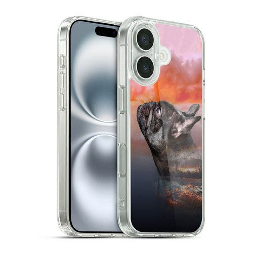 Klaudia Senator French Bulldog 2 Reminisce Soft Gel Case for Apple iPhone 16 & MagSafe
