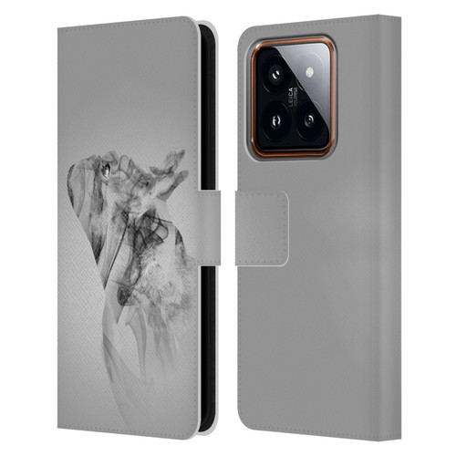 Klaudia Senator French Bulldog 2 Emotions Leather Book Wallet Case Cover For Xiaomi 14