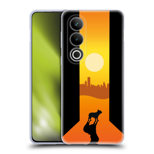 Klaudia Senator French Bulldog 2 Shadow At Sunset Soft Gel Case for OPPO OnePlus Ace 3V 5G
