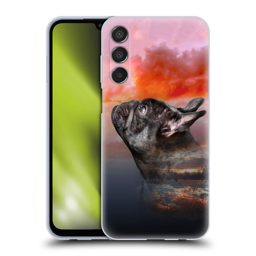 Klaudia Senator French Bulldog 2 Reminisce Soft Gel Case for Samsung Galaxy M15/F15 5G