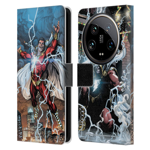 Justice League DC Comics Shazam Comic Book Art Issue #1 Variant 2019 Leather Book Wallet Case Cover For Xiaomi 14 Ultra