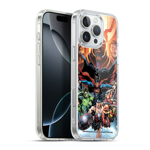 Justice League DC Comics Comic Book Covers #10 Darkseid War Soft Gel Case for Apple iPhone 16 Pro Max