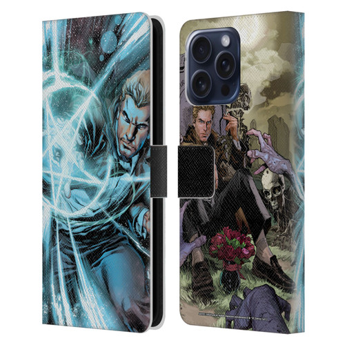 Justice League DC Comics Dark Comic Art Constantine #1 Leather Book Wallet Case Cover For Apple iPhone 16 Pro Max