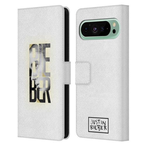 Justin Bieber Purpose B&w Mirror Calendar Text Leather Book Wallet Case Cover For Google Pixel 9 Pro XL