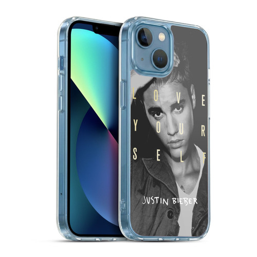 Justin Bieber Purpose B&w Love Yourself Soft Gel Case for Apple iPhone 13 Mini & MagSafe