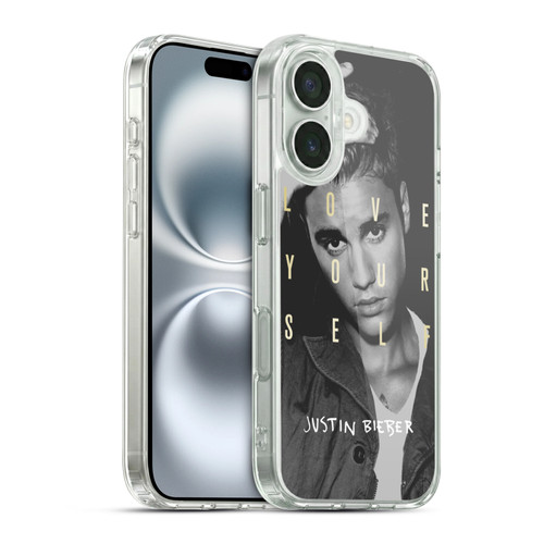 Justin Bieber Purpose B&w Love Yourself Soft Gel Case for Apple iPhone 16 & MagSafe