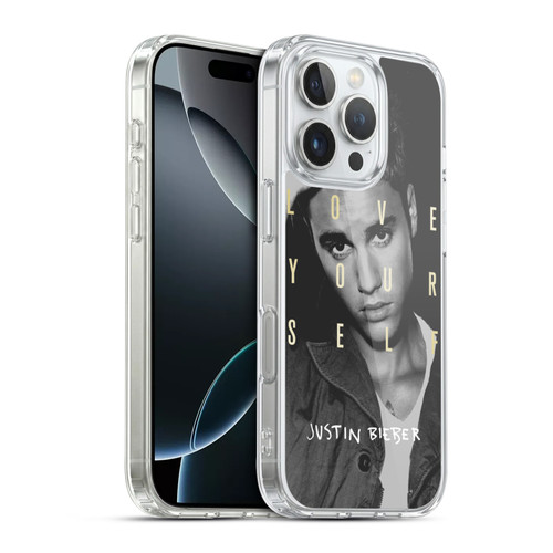 Justin Bieber Purpose B&w Love Yourself Soft Gel Case for Apple iPhone 16 Pro & MagSafe