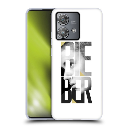 Justin Bieber Purpose B&w Mirror Calendar Text Soft Gel Case for Motorola Edge 40 Neo 5G