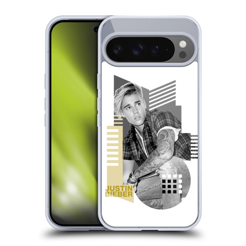 Justin Bieber Purpose B&w Calendar Geometric Collage Soft Gel Case for Google Pixel 9 Pro XL
