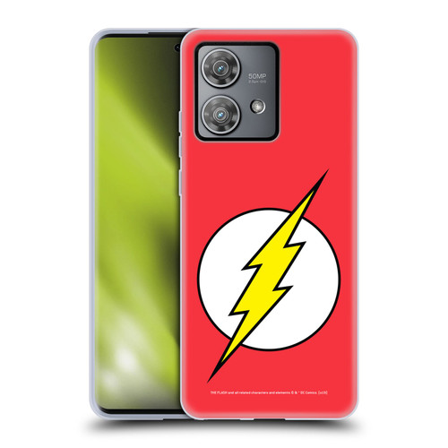 The Flash DC Comics Logo Plain Soft Gel Case for Motorola Edge 40 Neo 5G