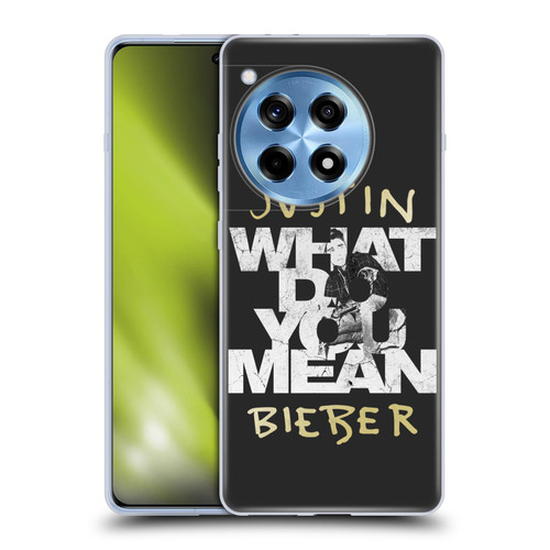 Justin Bieber Purpose B&w What Do You Mean Typography Soft Gel Case for OPPO OnePlus Ace 3 5G