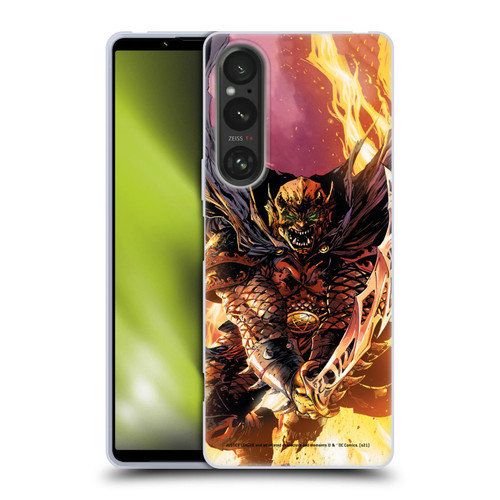 Justice League DC Comics Dark Comic Art Etrigan Demon Knights Soft Gel Case for Sony Xperia 1 V 5G