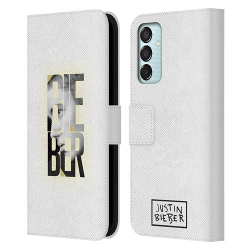 Justin Bieber Purpose B&w Mirror Calendar Text Leather Book Wallet Case Cover For Samsung Galaxy M15/F15 5G